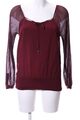 ZERO Langarm-Bluse Damen Gr. DE 34 rot Casual-Look