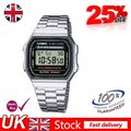 Neu Casio Retro Vintage Unisex Digital St Uhr - A168WG-9EF+ UK