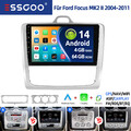 Android14 9" Autoradio 4+64G Für Ford Focus II MK2 2004-2011 Carplay Navi RDS BT