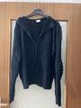 Strickjacke, Anne Linnonmaa, schwarz, Größe XL, 100% Baumwolle, Cardigan