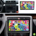 9" Android 13 Autoradio GPS Navi WIFI FM 1+32G Für Audi A4 8E 8H B6 B7 2000-2009