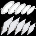 LED Panel Downlight Einbauleuchte Strahler Deckenleuchte 24W 18W 15W 12W 9W 6W