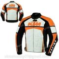 KTM Rennen Leder Bikerjacke MOTOGP Motorrad Lederjacke Herren Biker Lederjacken