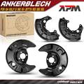 4x Ankerblech Bremsscheibe Vorne Hinten für VW Golf 2 19E 1G1 Jetta 165 19E 1G2