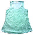 Vero Moda Top Gr. XS 32/34 mint grün aqua Pailletten Style Lexa Tank Bluse Shirt