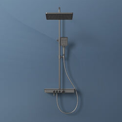 Duschsystem Regendusche Duschpaneel Duschset Set Mit Thermostat Handbrause EMKE