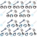 10 x YOU.S Reparatur Schließzylinder Vorne Links Rechts für BMW 3 Touring E46