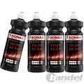 4x 1L SONAX PROFILINE EXCUT 05-05 LACKPOLITUR SCHLEIFPASTE  AUTO POLITIERMITTEL