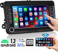 7 Android13 Autoradio GPS Navi WiFi 1+32GB Für Touran Tiguan VW Golf 5 6 Polo 6R