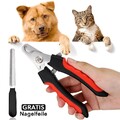 Krallenschere Krallenzange Nagelschere Hunde Katzen Krallen Zange Schneider Set