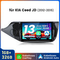 9"Android 13 Für Kia Ceed JD 2012-2016 Carplay Autoradio GPS Navi WiFi RDS 1+32G