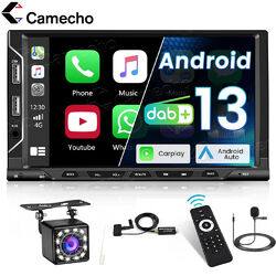 2 Din 7 Zoll Android 13.0 Autoradio DAB+ Carplay GPS WIFI FM RDS 32GB BT Kamera