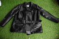 MOTORRAD JACKE BIKER HIIGHWAY 1 LEDERJACKE  Gr 52 D DAMEN HERREN  RÜCKEN-LOGO