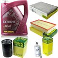 MANN Inspektionspaket 5L MANNOL Extreme 5W-40 für VW New Beetle Cabriolet 1.6