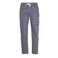 TOM TAILOR Lange Hose Herren Schlafhose Pyjamahose Sofahose blau Baumwolle