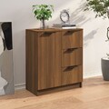Sideboard Kommode Anrichte Beistellschrank Highboard Schrank Mit 3 Schubladen