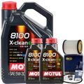 ÖLFILTER FILTER+MOTUL 5W30 passend für BMW 1er E87 F20 3er E90 F30 5er E60 F10