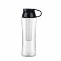 Trinkflasche mit Fruchteinsatz Infuser Wasserflasche Sportflasche 650ml Fitness