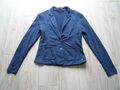 Superschöner S.OLIVER Damen Sweat BLAZER Gr.XS/34 blau Jacke Mantel NEU  !!