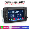 Android 12.0 Autoradio für Mercedes Benz W203 Vito W639 W168 Vaneo CLK W209 W210