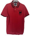 Hackett Poloshirt Tailored Fit Kragen Knopf, Kurzarm Small Herren Rot