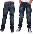 Emporio 7 Herren Osaka Vintage Denim Jeans, Neu Hip Hop Star Ära, G Is Time Money