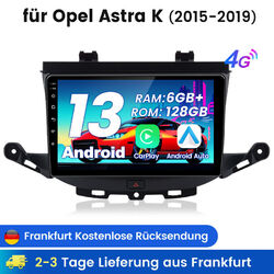 Für Opel Astra K 2015-2019 9" Android 13 Autoradio GPS NAVI WIFI CarPlay 6+128GB