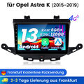 Für Opel Astra K 2015-2019 9" Android 13 Autoradio GPS NAVI WIFI CarPlay 6+128GB