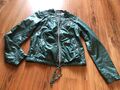 Tommy Hilfiger Denim Jacke Gr. S (36, 38) grün, schwarz kariert TOP !!!