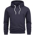 A. Salvarini Herren Sweatshirt Kapuzenpullover Kapuze Hoodie Pulli O193 Navy NEU