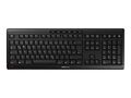 CHERRY STREAM TASTATUR QWERTZ DE JK-8550DE-2 schwarz kabellos silent