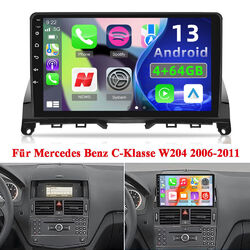 4G+64G Carplay Autoradio Für Mercedes Benz C-Klasse W204 2006-2011 Andriod 13.0