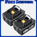 2Pack Akku 18V 5,5Ah für Makita Akku BL1860B 2er Set 197422-4 BL1850 BL1830