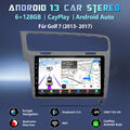 10" Android 13 Carplay Autoradio Für Golf VII 2013-17 GPS Navi SWC 4G WIFI 128G