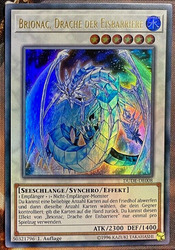 ✅Yu-Gi-Oh! Brionac Drache der Eisbarriere DUDE-DE008 Ultra Rare 1. Auflage DE NM