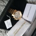 Chrono Diamond Nestor Gold IP Silber 10600F Swiss Made