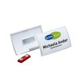 10 DURABLE Click Fold Namensschilder mit Magnet 7,5 x 4,0 cm