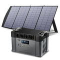 Tragbares Kraftwerk 1500W / 2000W Mobiler Energiespeicher mit Solar Panel 200W