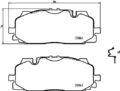 HELLA PAGID BREMSBELÄGE VORNE passend für AUDI A3 A4 A5 A6 A7 A8 E-TRON Q3 Q5 Q7