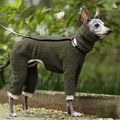 Hundemantel Winter Warmer Fleece Rollkragenpullover Whippet Greyhound Pullover