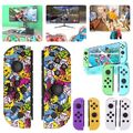 für Nintendo Switch Joy Y Con Controller mit LED, Wireless Gamepad 2er Set