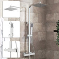 Duschsystem mit Thermostat Duscharmatur Regendusche Dusche Duschsäule Duschset