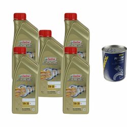 5L Motoröl Castrol EDGE Titanium FST 5W-30 LL 1xMotor Doctor