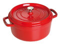 Staub Cocotte Gusseisen Bräter oval Kirschrot 24cm Kochtopf Auflaufform