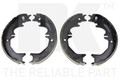 Bremsbackensatz Feststellbremse NK 2745844 für TOYOTA CRUISER LAND PRADO 210 90