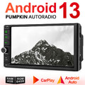 Pumpkin 7"Android 13 Autoradio 2 DIN GPS Navi 4GB 64GB DAB Carplay OBD Bluetooth