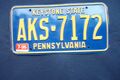 Blaues Plate aus Pennsylvania