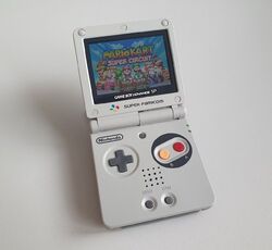 GameBoy Advance SP Konsole SNES AGS-101 Neues Gehäuse & IPS V5 LCD MOD Display