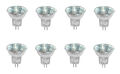 8 x Halogen Leuchtmittel Fassung MR11-MR16 6-12V Ersatzlampe Reflektor 5 bis 20W