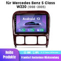 Android 13 Autoradio Für Mercedes Benz S Klasse W220 1998-2005 GPS Nav DAB+ 64G